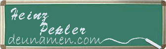 Heinz Pepler Visitenkarte